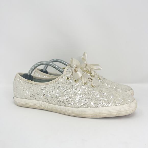 Keds X Kate Spade Women's Champion Glitter Celebration Sneaker - Picture 2 of 9